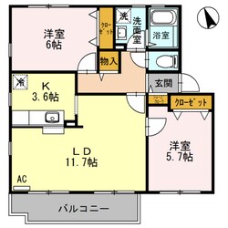 フォレストアベニューの物件間取画像